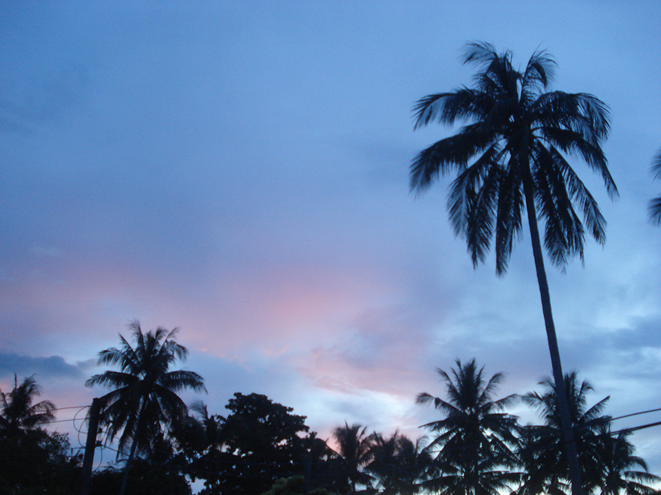 sunset koh lanta thailand