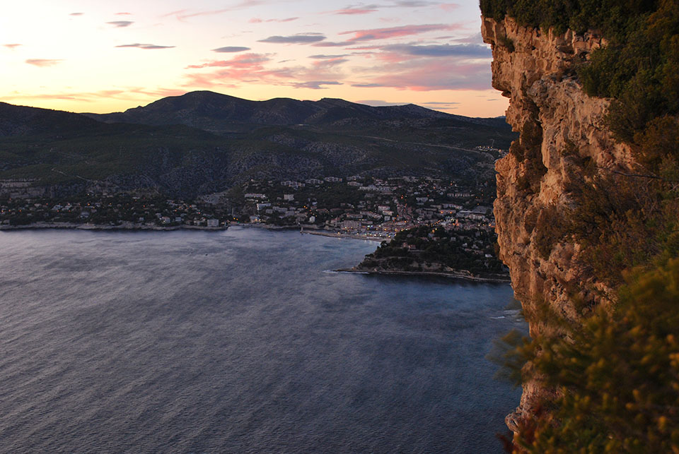 coucher de soleil cassis