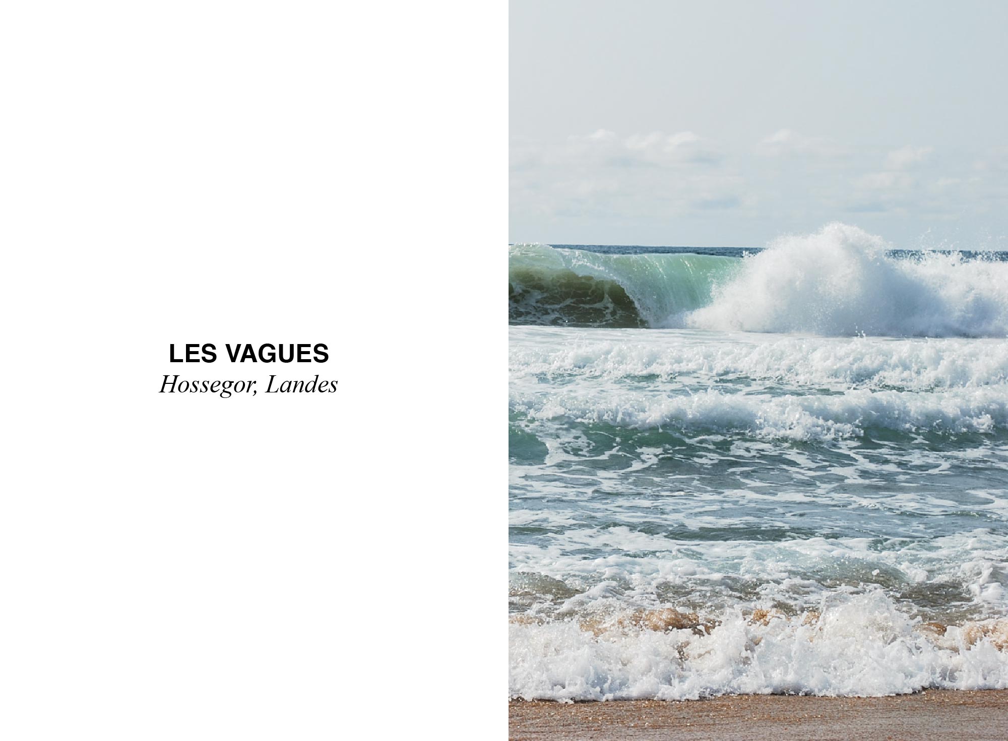 vague plage de la graviere