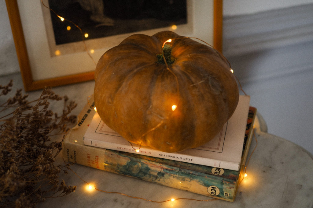 courge decors halloween